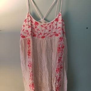 Flowy beach coverup dress.